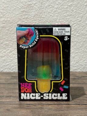 Needoh Nice-sicle Popsicle rainbow color Brand New sealed
